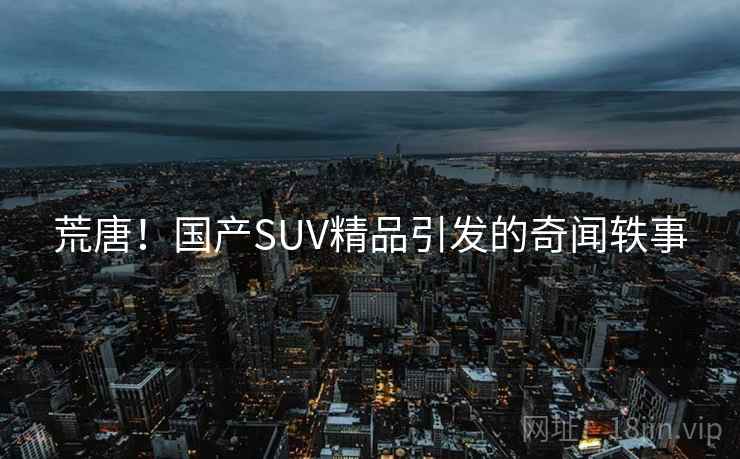 荒唐!国产SUV精品引发的奇闻轶事 荒唐!国产SUV精品引发的奇闻轶事